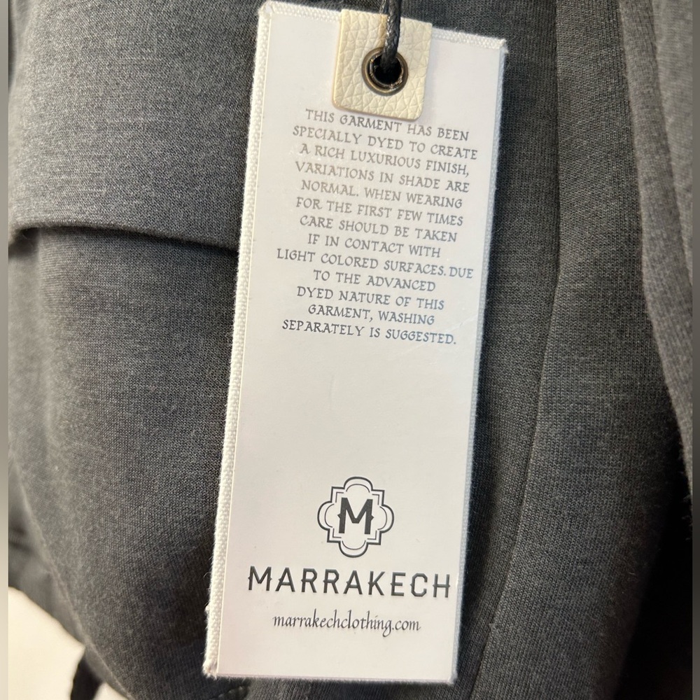 Marrakech Lange Jacket Knit Grey Moto Jacket Size Small NWT - Picture 6 of 13